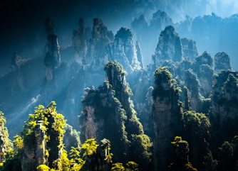 Zhangjiajie sandstone peaks