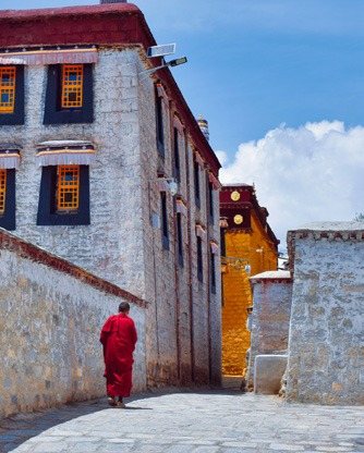 Historic streets of Lhasa